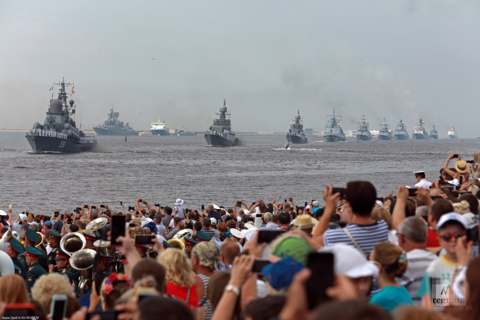 Парад ВМФ В Санкт-Петербурге 2020