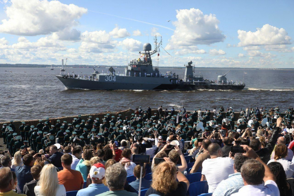 Парад ВМФ В Санкт-Петербурге 2020