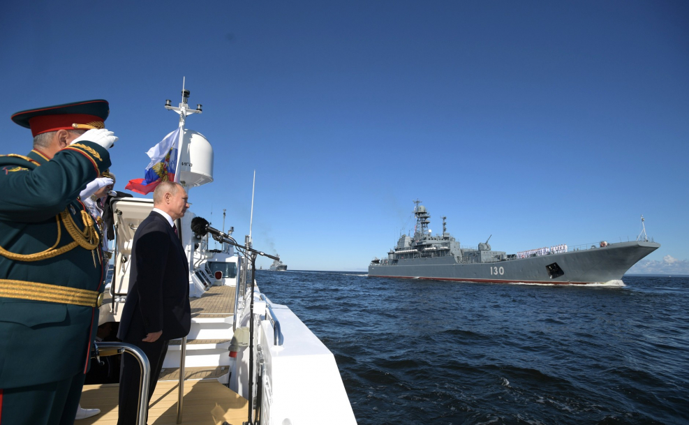 Парад ВМФ В Санкт-Петербурге 2020 корабли