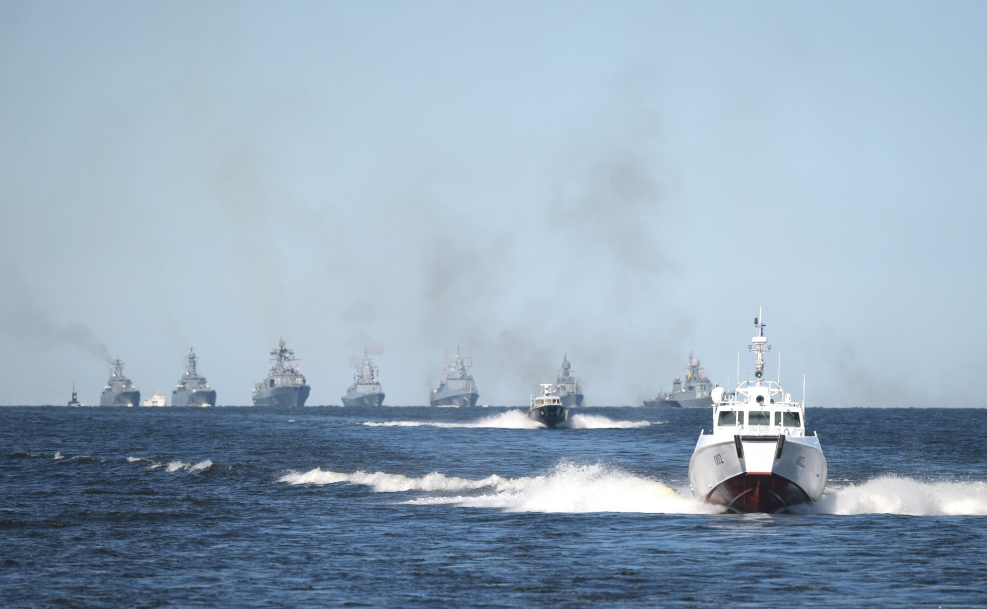 Парад ВМФ В Санкт-Петербурге 2020