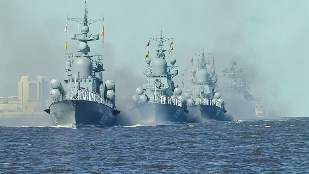Парад ВМФ В Санкт-Петербурге