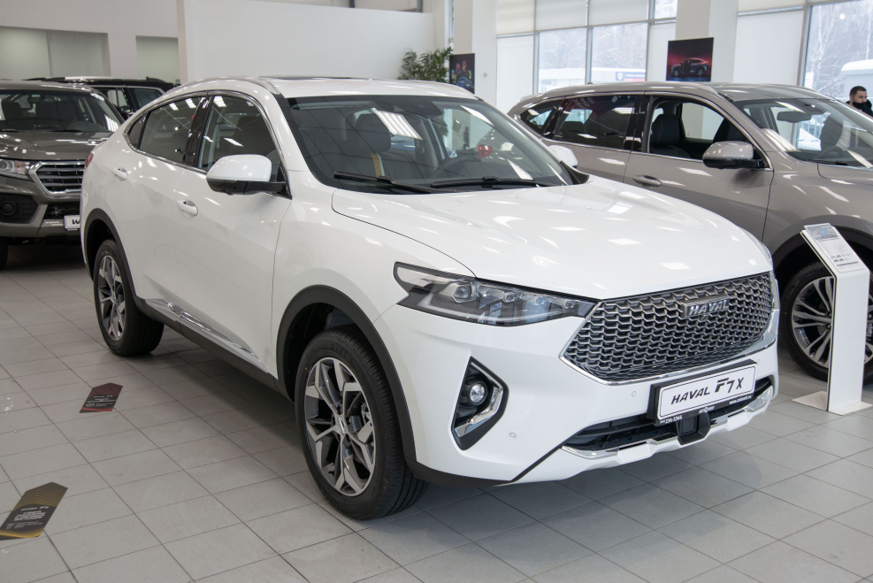 Haval f7x 2021 белый