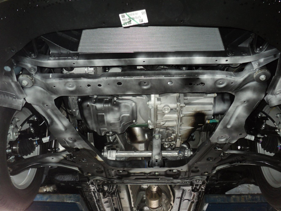 Nissan x Trail t31 снизу