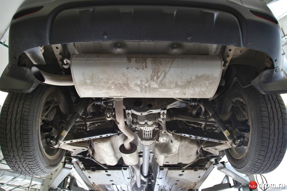 Nissan Qashqai j10 снизу