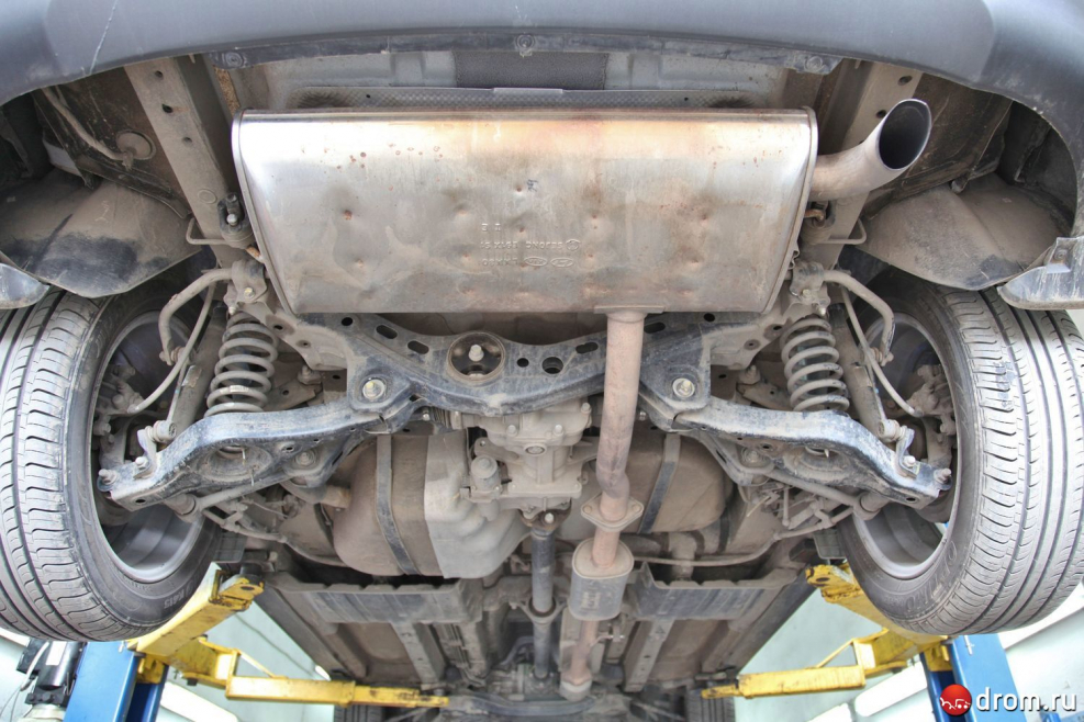 Nissan Qashqai j10 снизу