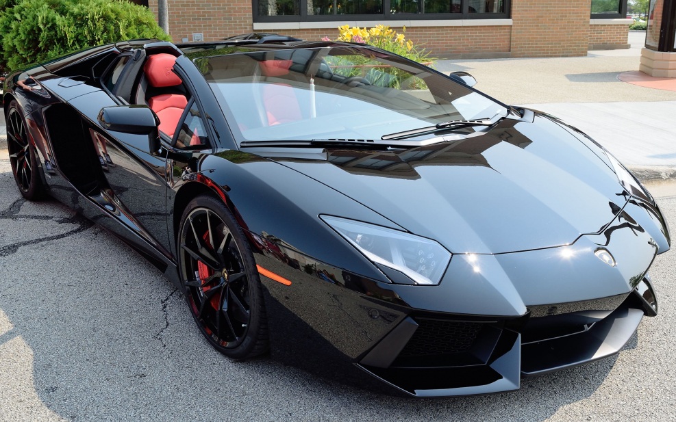 Lamborghini Aventador lp700-4 черная