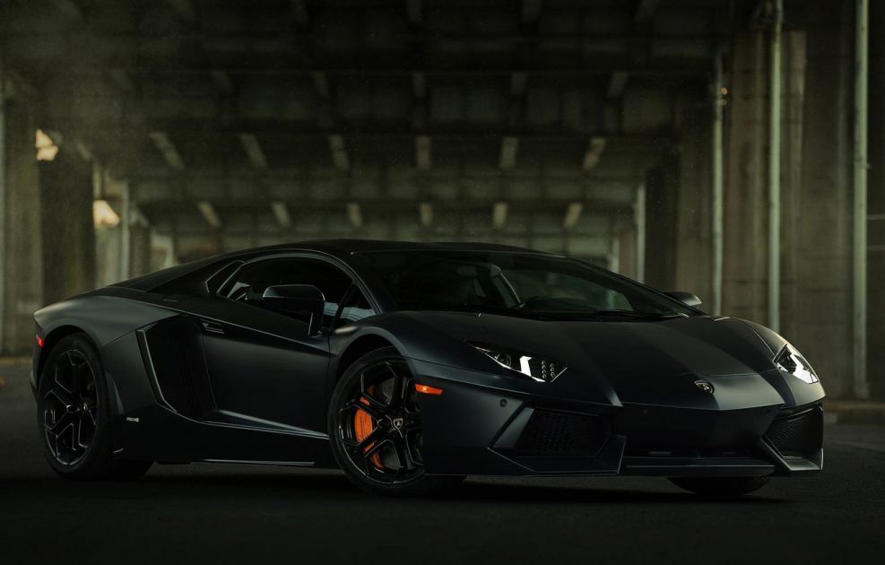 Lamborghini Aventador lp700 чёрный