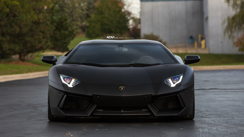 Lamborghini Aventador lp700-4 черная