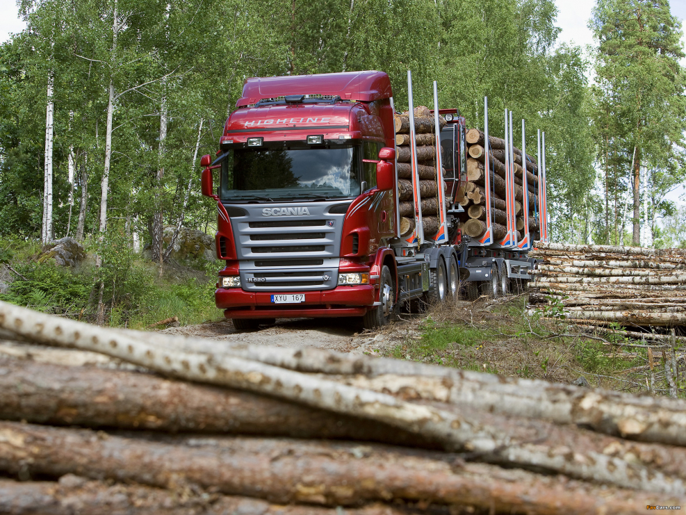 Scania r800 лесовоз