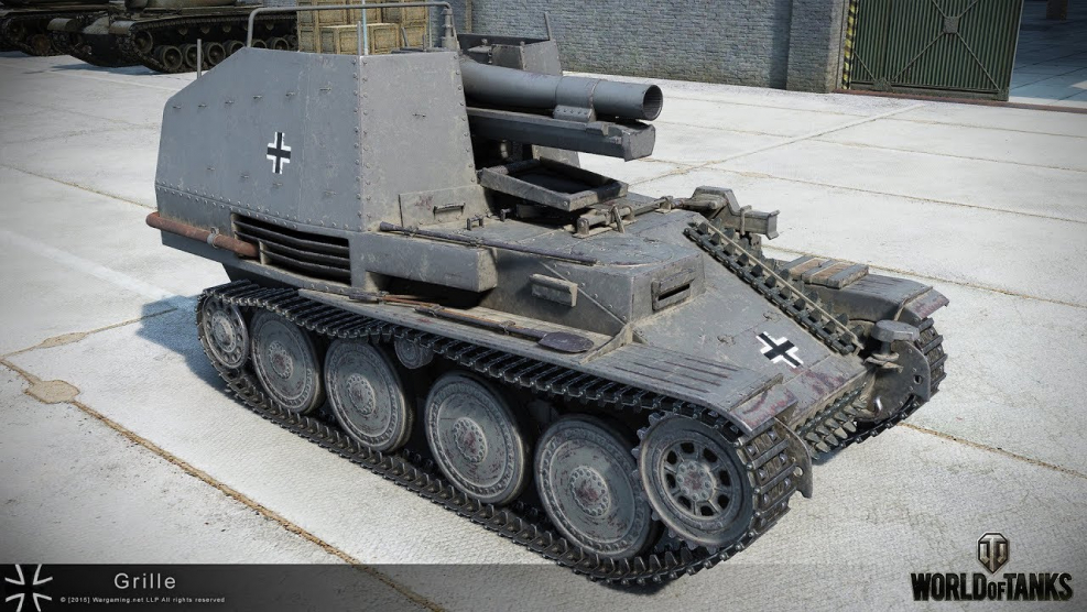 WOT САУ Grille