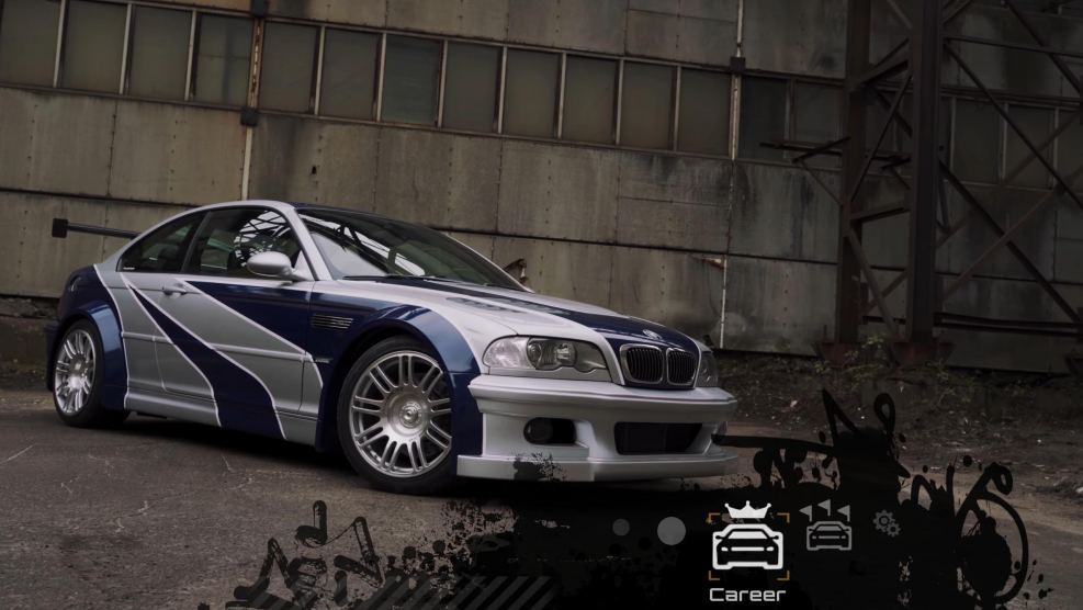 BMW m3 GTR NFS real Life