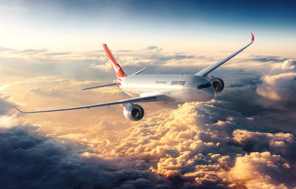 Airbus a350 в небе