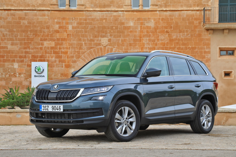 Skoda Kodiak серый металлик