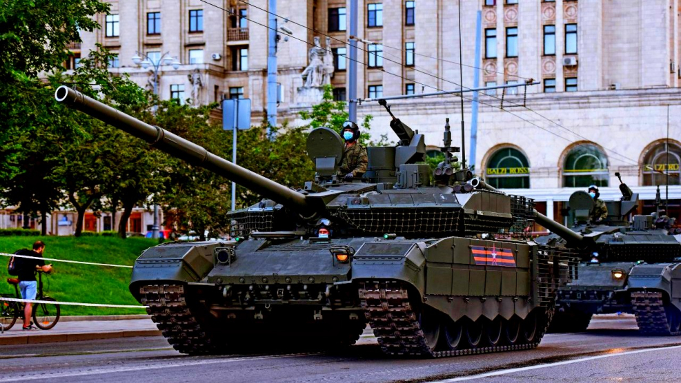 Танк т-90 прорыв