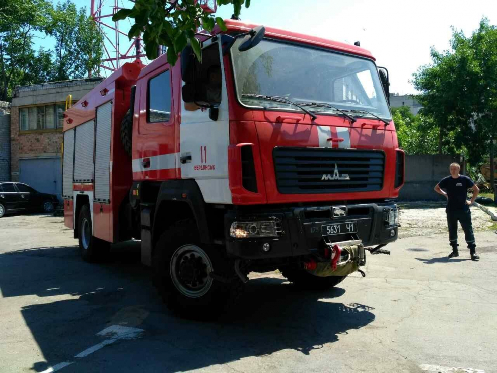 Пожарная машина МАЗ