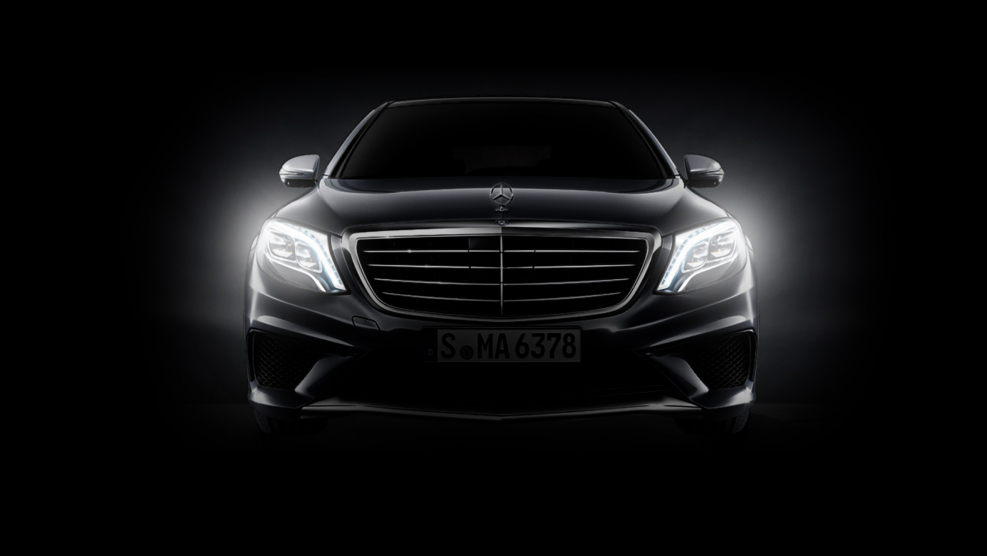 Mercedes w222 AMG обои черный