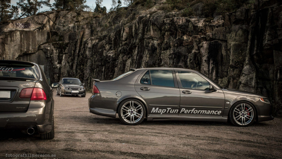 Saab 9-5 stance