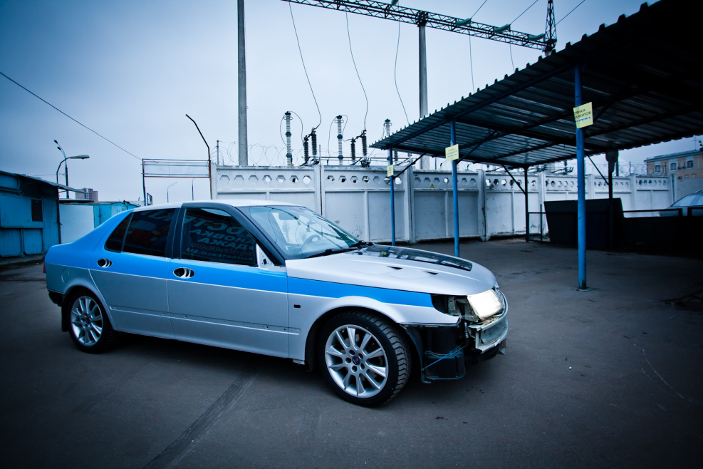 Saab 9-5 Wagon stance