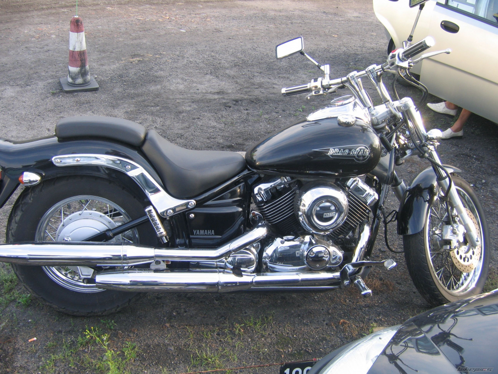 Yamaha Drag Star 400 оранжевый