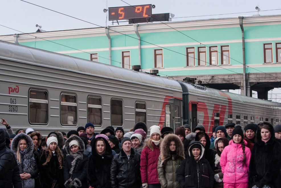 Электропоезд Новосибирск Барнаул