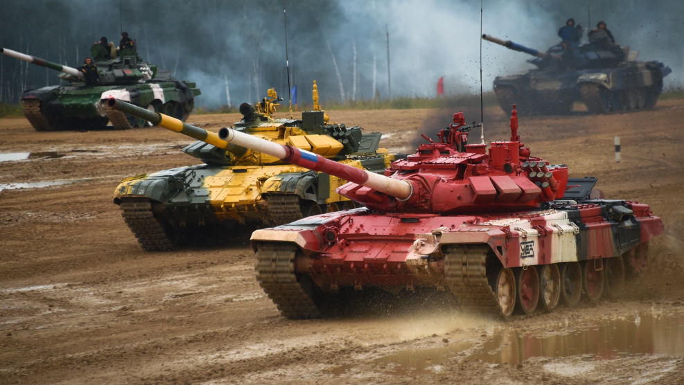 Т-72 танковый биатлон
