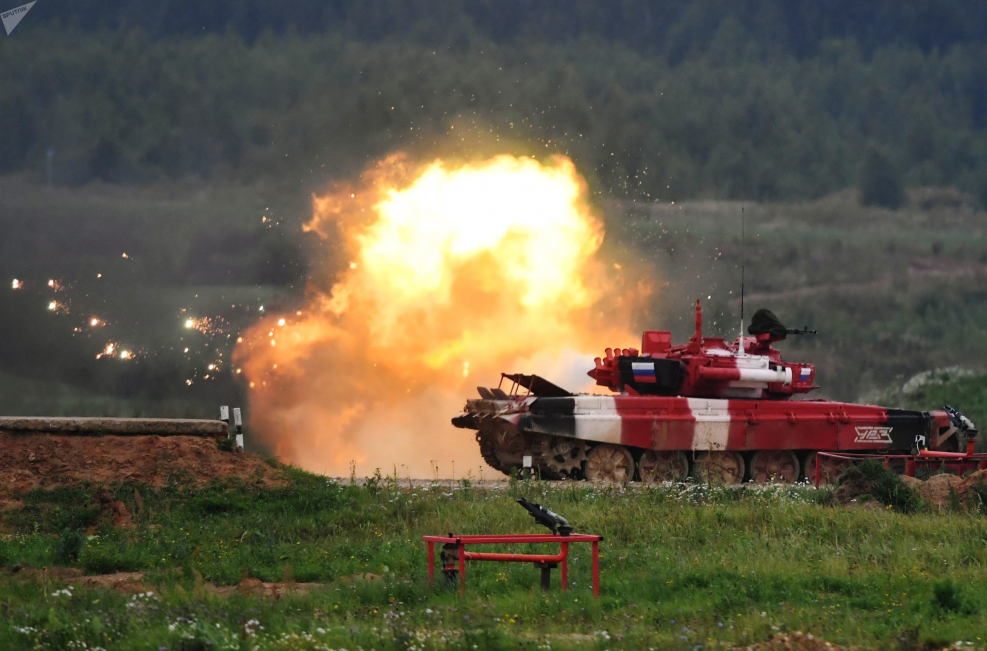 Т-72 танковый биатлон