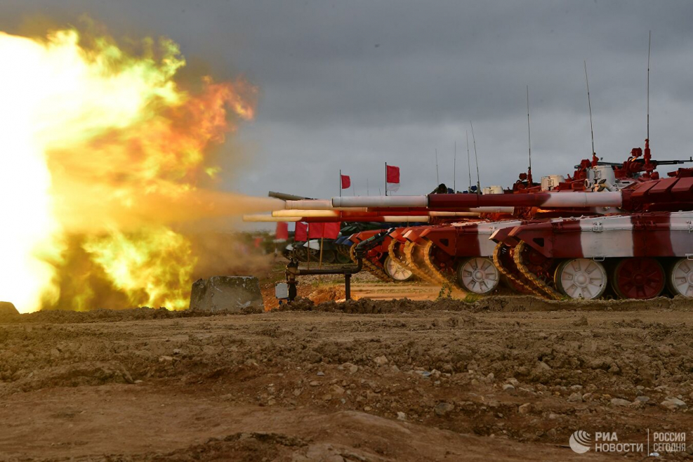 Т-90 танковый биатлон