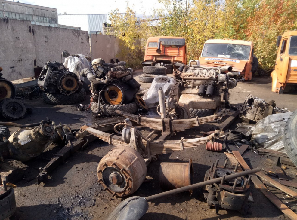 КАМАЗ 6520 разбор