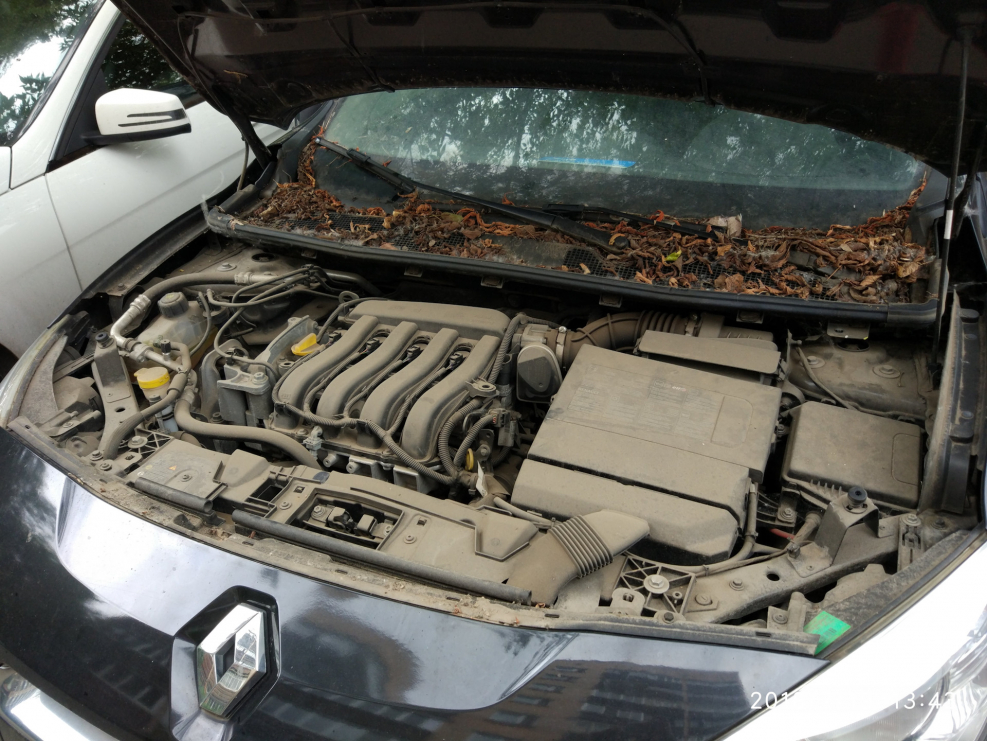 Renault Fluence под капотом