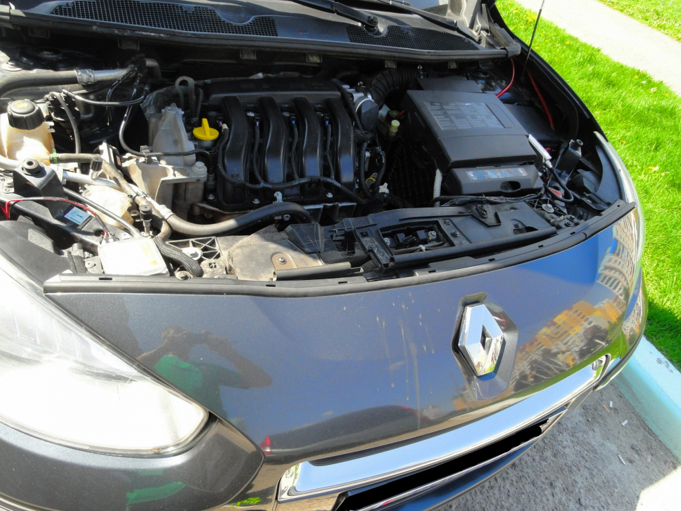 Renault Fluence под капотом