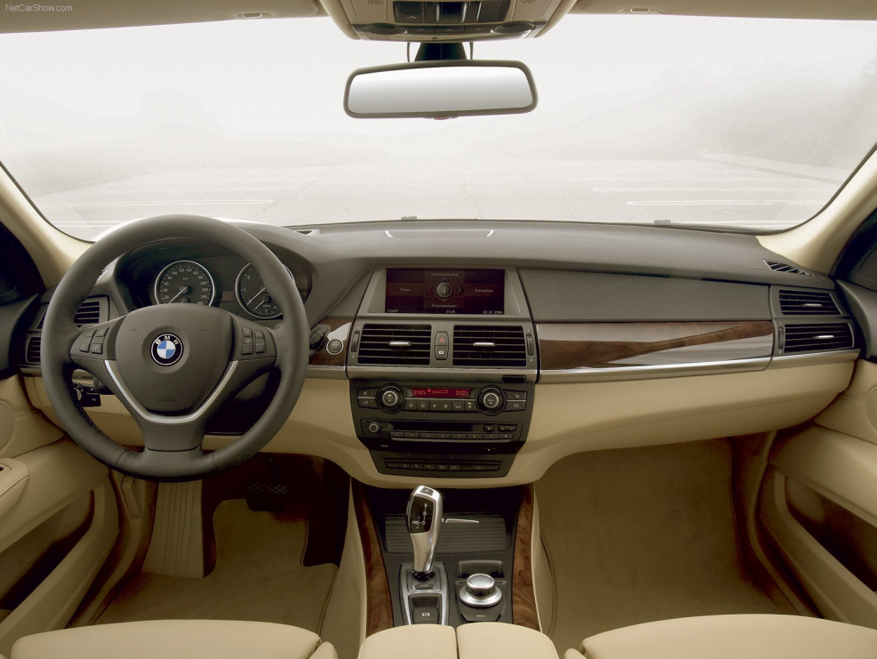 BMW x5 2007 салон