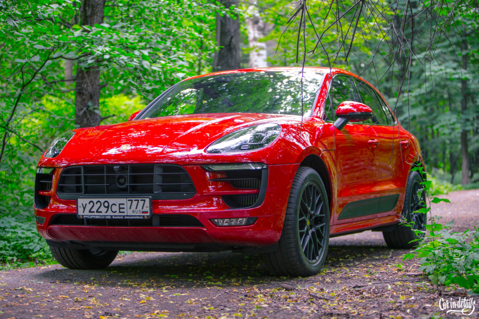 Porsche Macan 2016 красный
