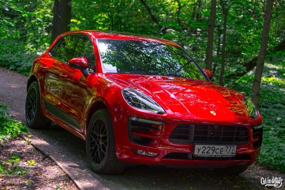 Porsche Macan 2016 красный