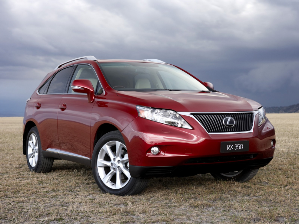 Лексус РХ 350 красный