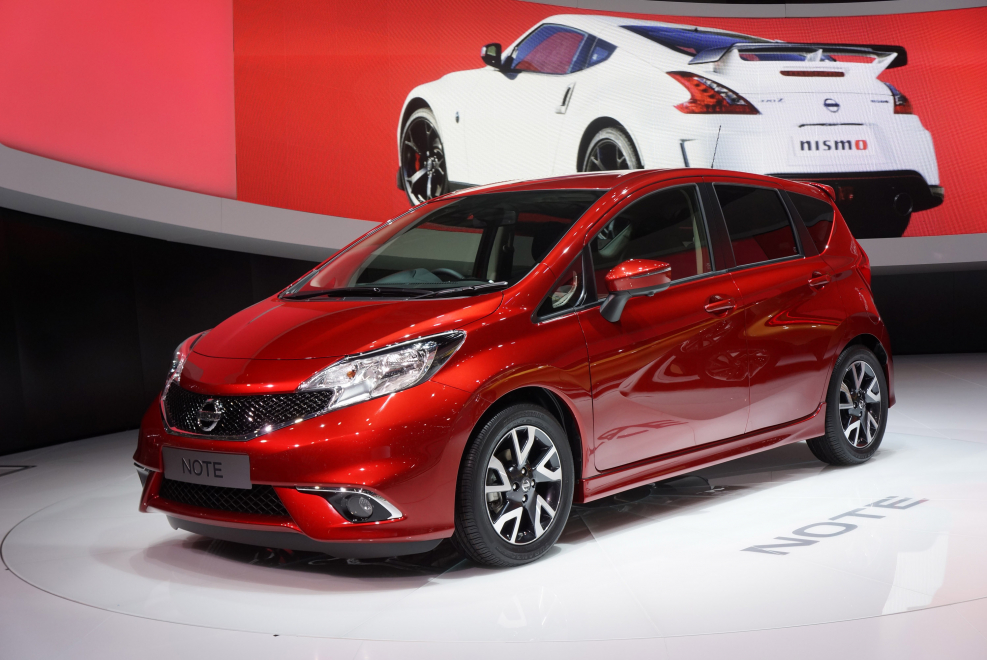 Nissan Note 2014 красный