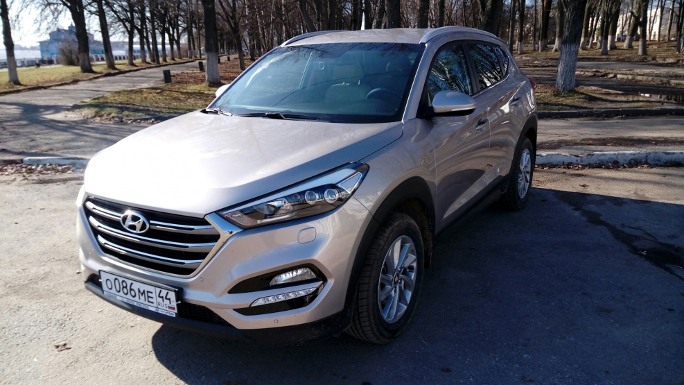 Hyundai Tucson цвет White Sand