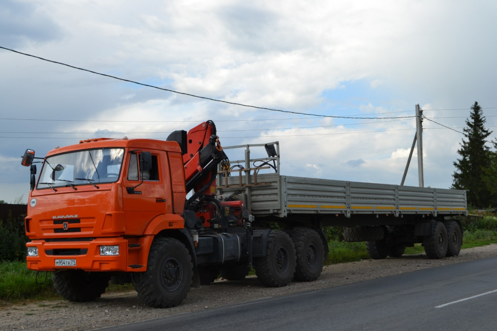 КАМАЗ 44108 КМУ бортовой