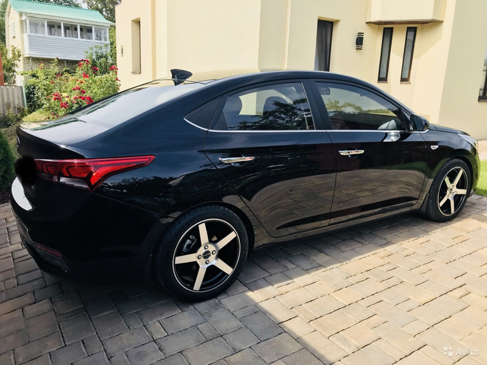 Hyundai Solaris на 17 дисках