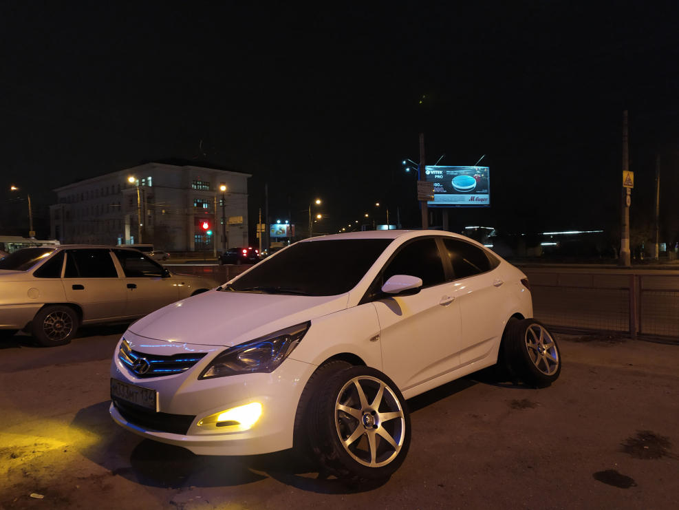 Hyundai Solaris на 17 дисках