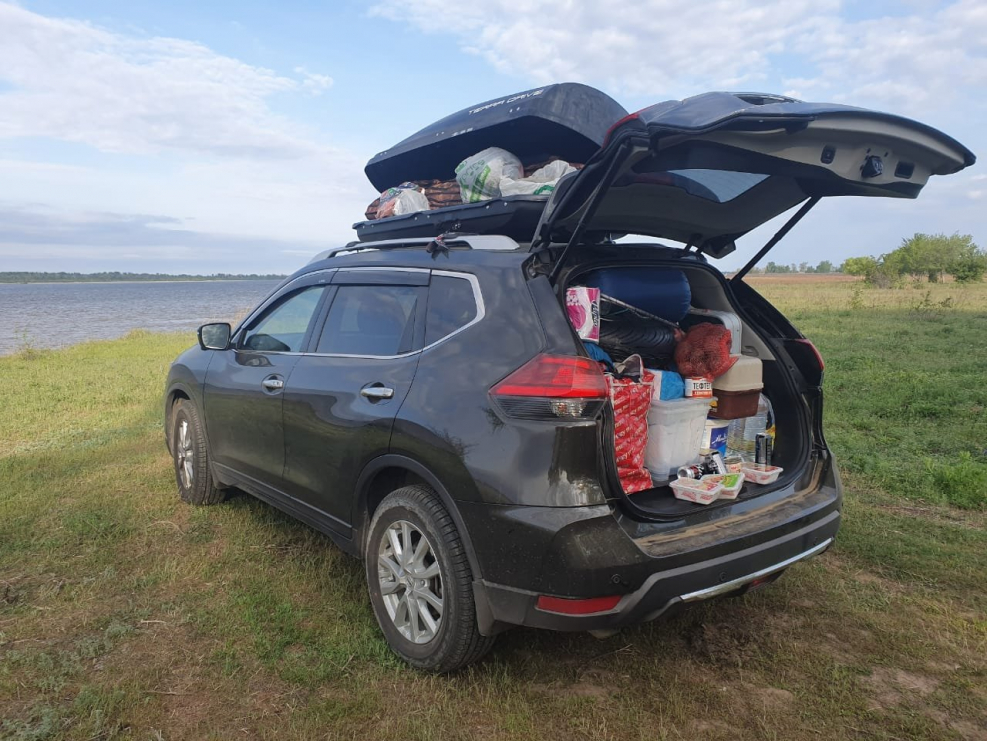 Nissan x Trail t32 открытый багажник