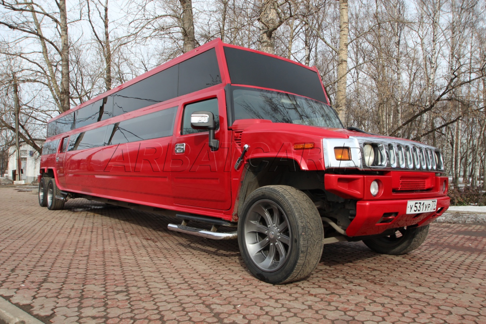 Hummer h3 Red