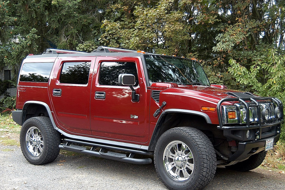 Hummer h2 красный
