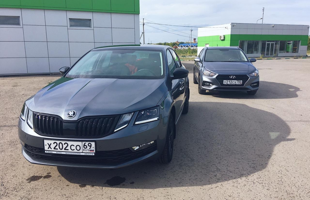 Skoda Octavia 2021 серый