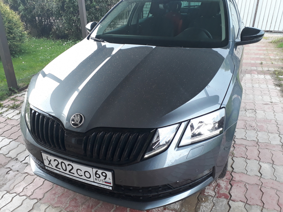 Skoda a7 серая пленка