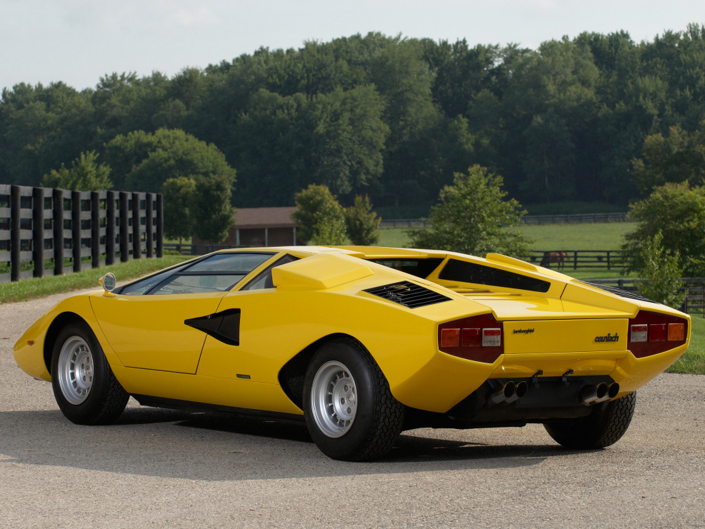 Lamborghini Countach lp500 s Yellow