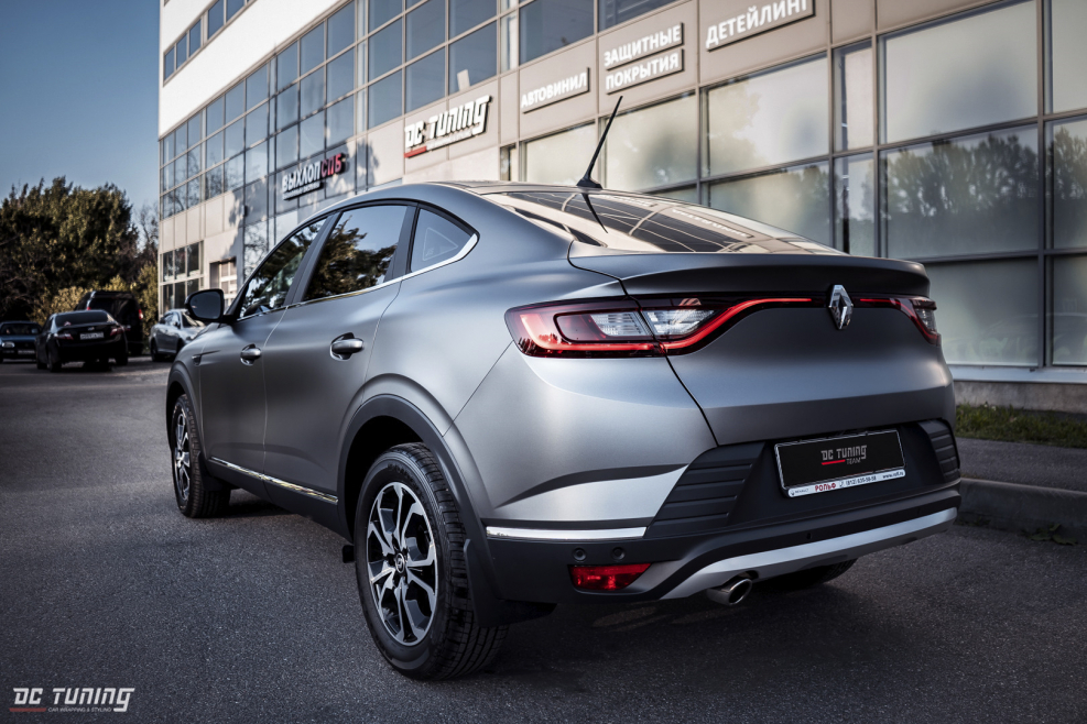 Рено аркана темно серый