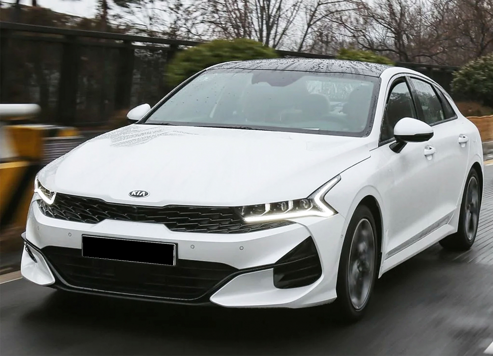 Kia k5 белая