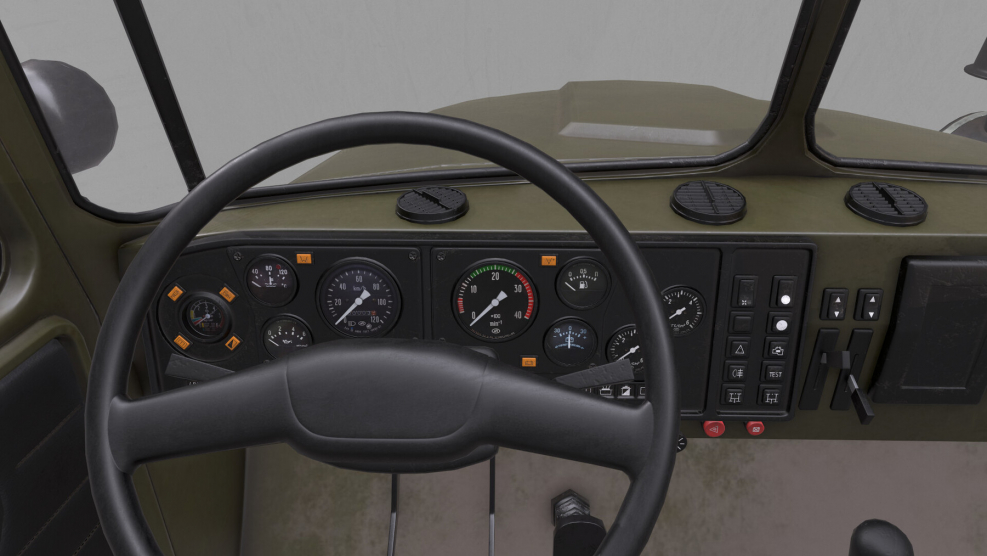 Приборная доска Урал 4320