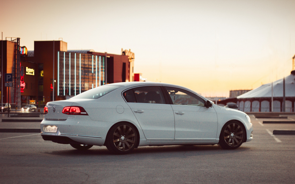 Белый Passat b7 Tuning