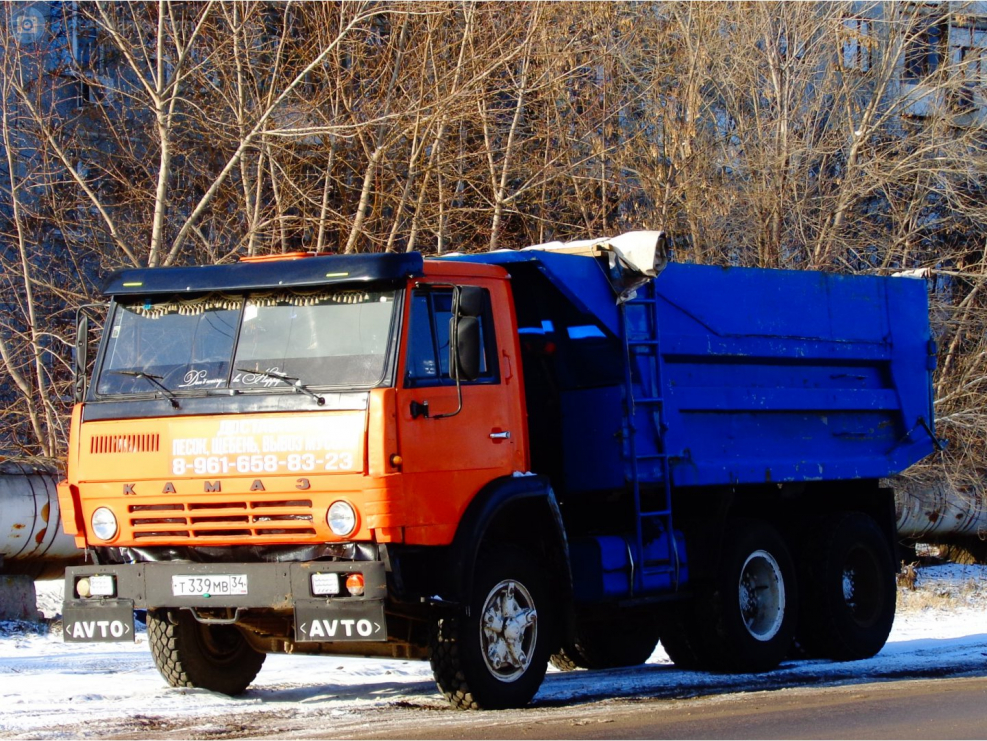 КАМАЗ 55111 красный